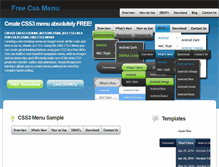 Tablet Screenshot of free-css-menu.com